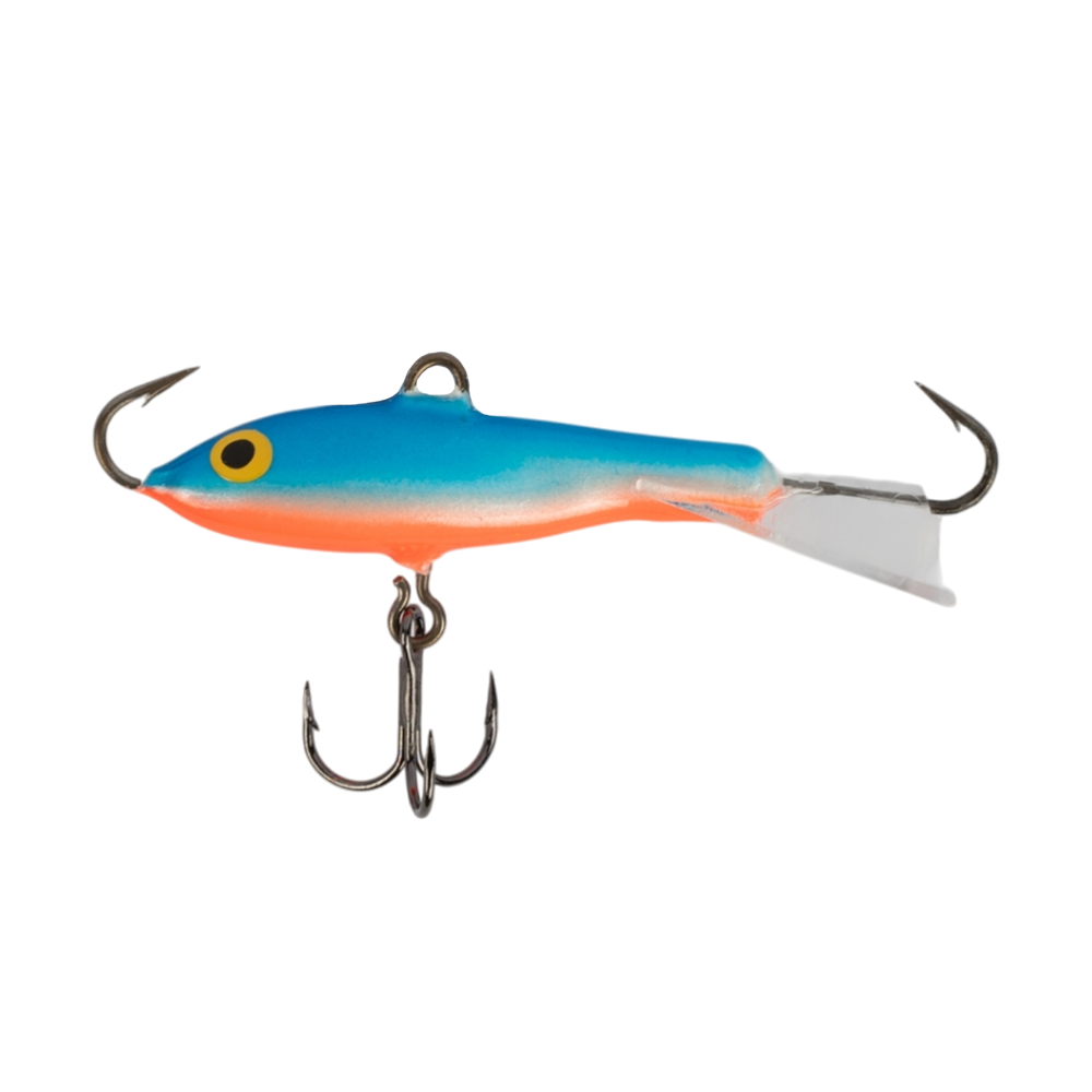 Балансир Rapala Jigging Rap 30мм, 6гр, цвет (BSR) с тройником. Фото №2