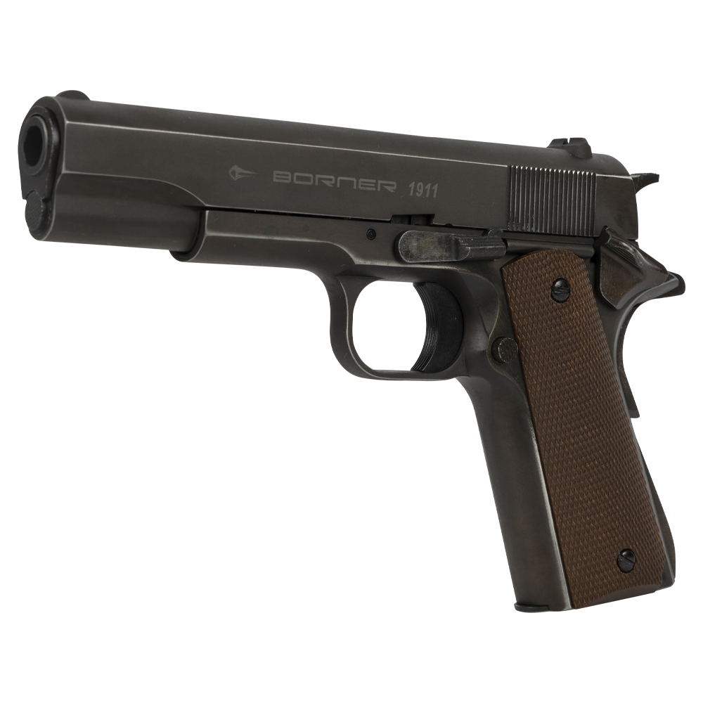 Пистолет пневматический BORNER 1911 Blowback калибр 4,5 мм/Bbs. Фото №6