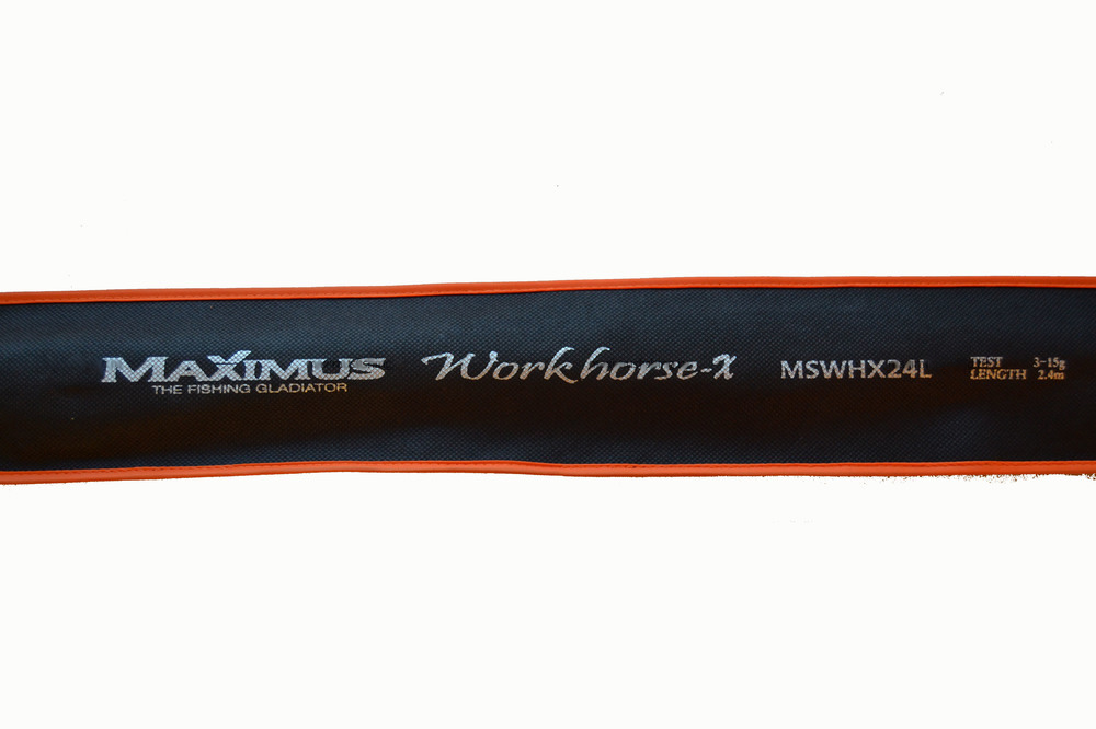 Удилище спиннинговое Maximus WORKHORSE-X 24L 2,4m 3-15g (рукоять неопрен). Фото №3