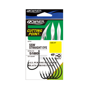 Крючок Owner SSW Straight Eye №1. Фото №1