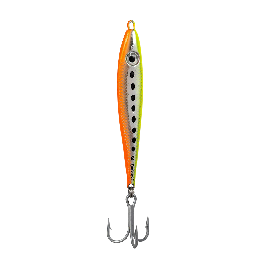 Блесна колеблющаяся Halco OUTCAST, 80г, FLUORO. Фото №2 Блесна колеблющаяся Halco OUTCAST, 80г, FLUORO. Фото №2