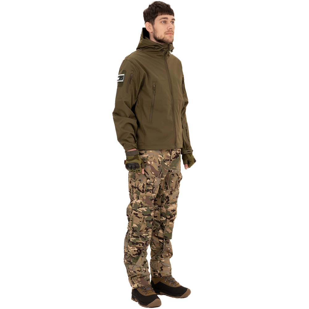 Куртка Remington Shark skin soft shell jacket Army Green р. 3XL. Фото №11