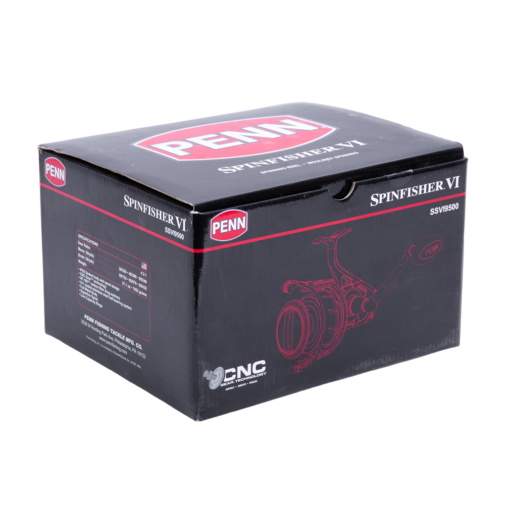 Катушка безынерционная PENN SSVI9500 SPINFISHER VI 9500 SPIN REEL BX. Фото №6