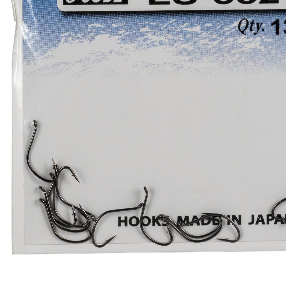 Крючок Gamakatsu Hook LS-3524F Ring Eye Serie Black №16. Фото №2