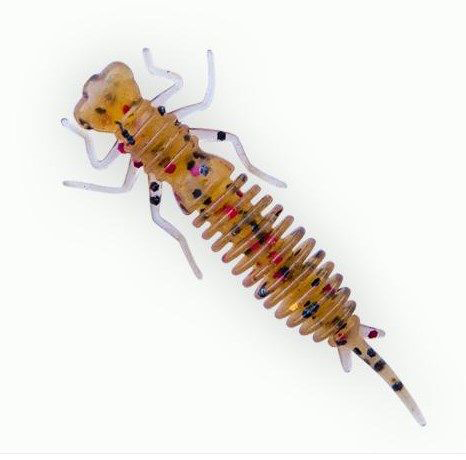 Приманка силиконовая Fanatik Larva 2,5" 63мм, (7шт. упак.) цвет 003. Фото №1