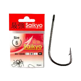 Крючки Saikyo KH-10006 Sode Ring BN №8 (10шт). Фото №2
