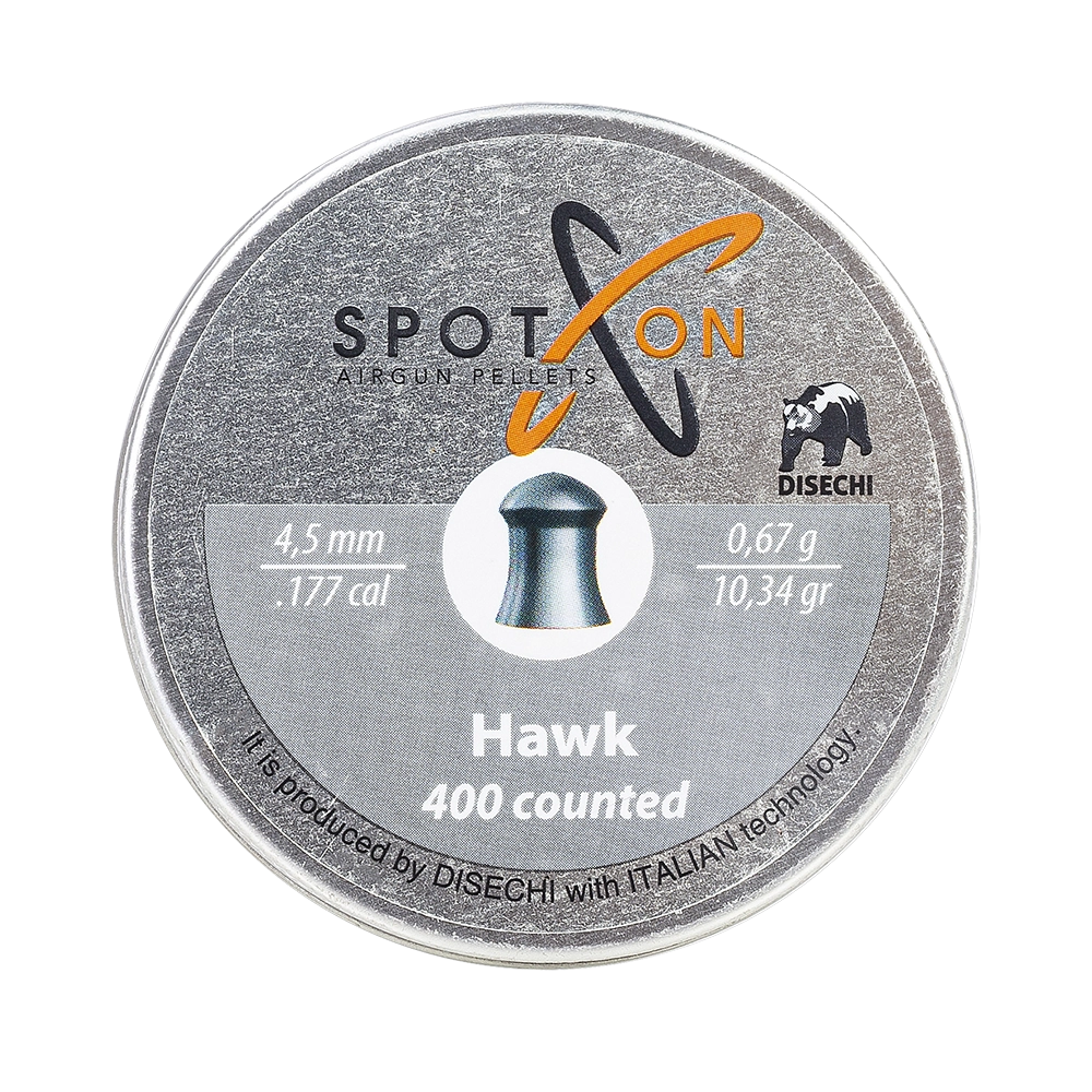 Пуля пневматическая SPOTON Hawk 4,5 мм, 0,67 гр. (400 шт). Фото №5