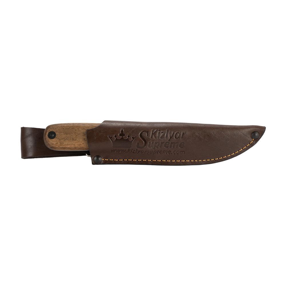 Нож Kizlyar Supreme Colada AUS-8 sw wh ls (StoneWash, Walnut Handle, Leather Sheath). Фото №4 Нож Kizlyar Supreme Colada AUS-8 sw wh ls (StoneWash, Walnut Handle, Leather Sheath). Фото №4
