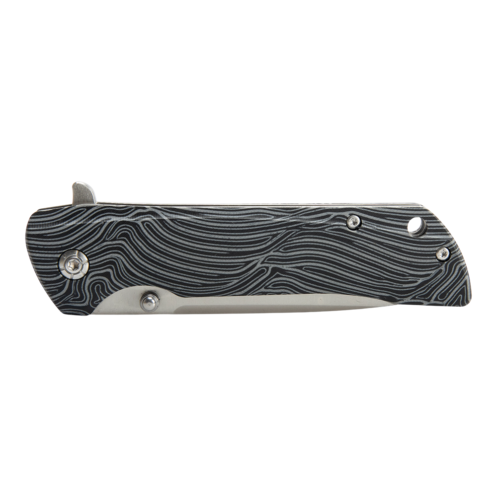 Нож складной Kranch WB-865, клинок AUS8, рукоять G10 white and black. Фото №2