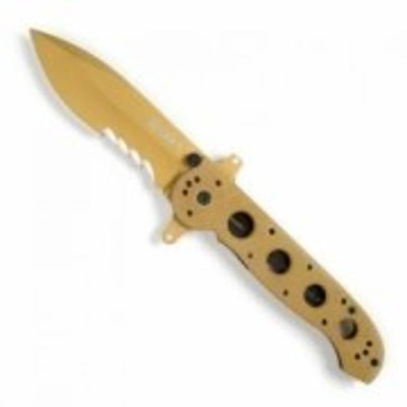 Нож складной CRKT Tan Special Forces, M16-13DSFG (серейтор)