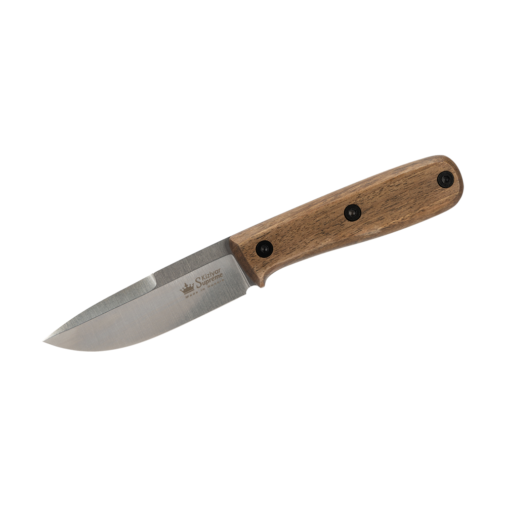 Нож Kizlyar Supreme Colada AUS-8 sw wh ls (StoneWash, Walnut Handle, Leather Sheath). Фото №1 Нож Kizlyar Supreme Colada AUS-8 sw wh ls (StoneWash, Walnut Handle, Leather Sheath). Фото №1