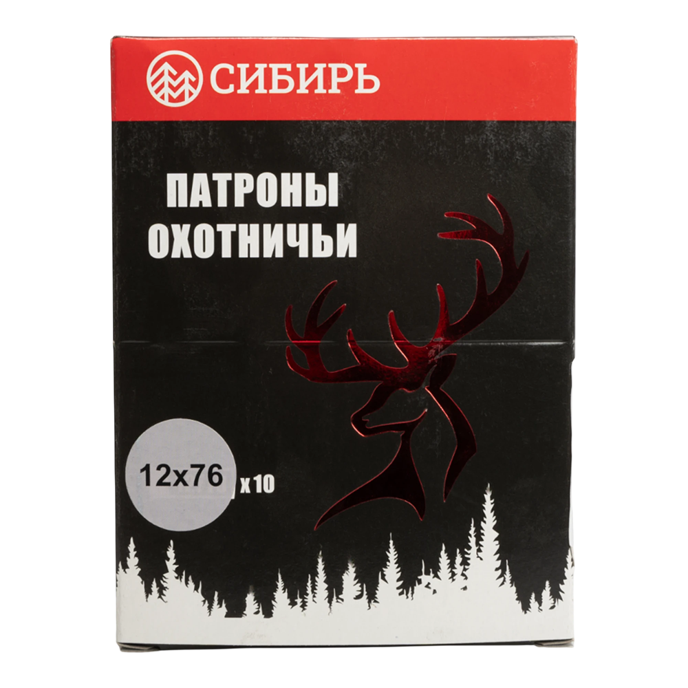Патрон СИБИРЬ МАГНУМ PREMIUM 12/76 охотничий дробовой 46г №3 (пачка 10 шт) (в коробке 200шт). Фото №5