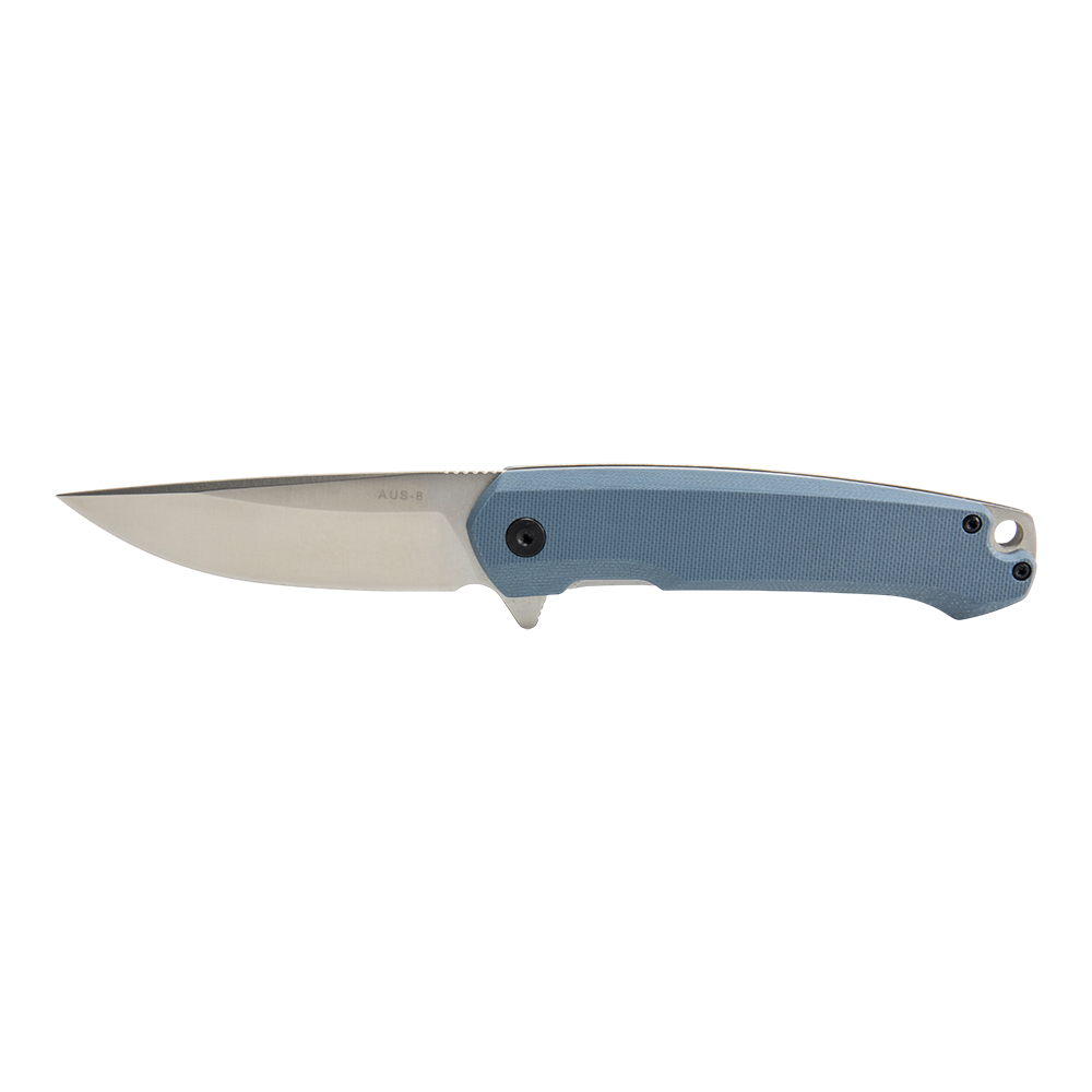 Нож складной Kranch BL-234, клинок AUS8, рукоять G10 blue. Фото №1