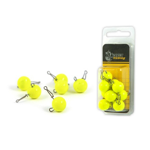 Груз Akara Чебурашка round yellow 40гр. с застежкой. Фото №2