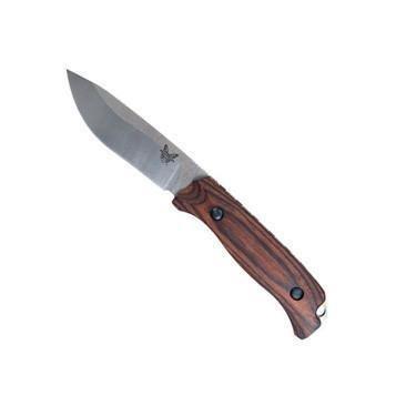 Нож Benchmade 15001 SADDLE MOUNTAIN SKINNER c фикс. лезвием, рукоять дерево. Фото №2