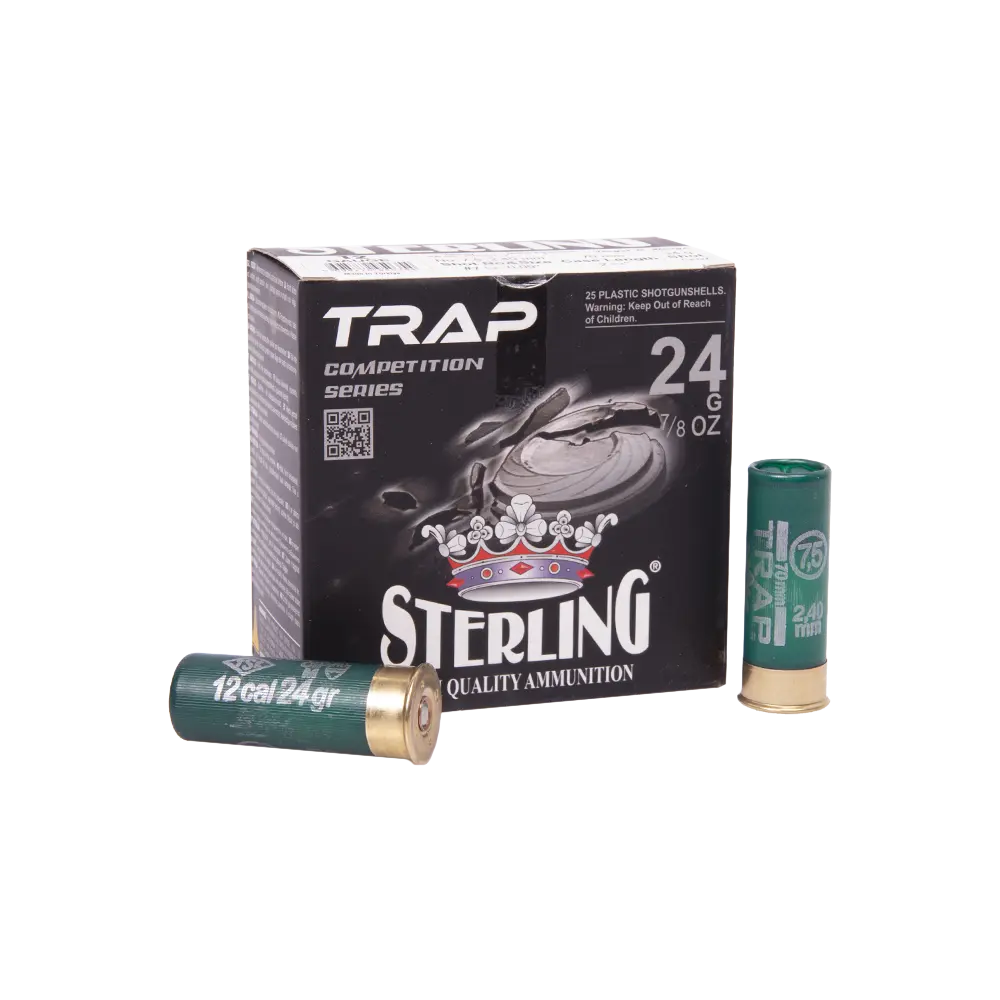 Патрон STERLING TRAP 12/70 №7,5 24 гр. (в пачке 25 шт.). Фото №2