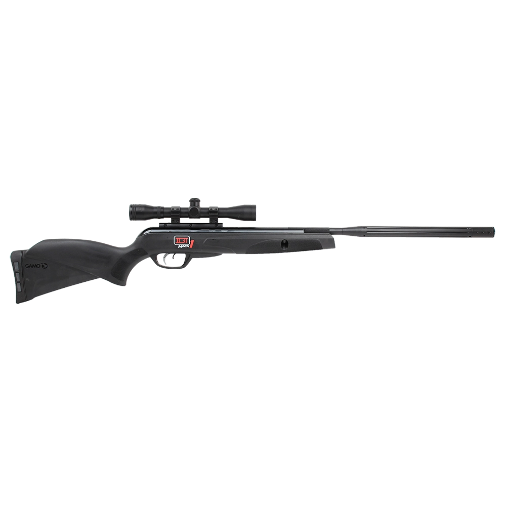 Винтовка пневматическая GAMO Black Bull IGT (переломка, черный пластик, прицел 4x32, 3Дж.), калибр 4,5 мм. Фото №1
