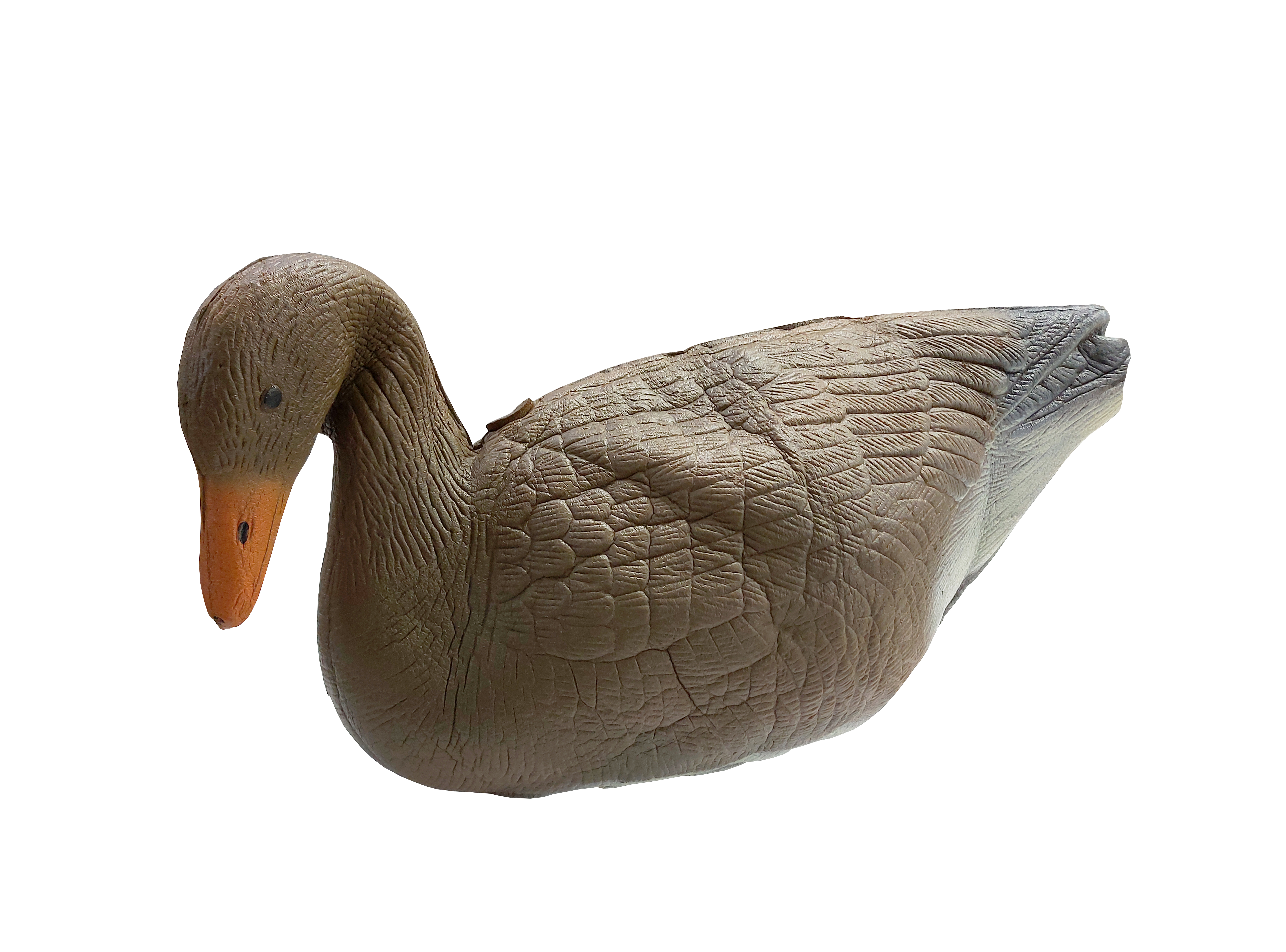 Чучело гусь гуменник кормящийся Флокированный (цвет UVBG)