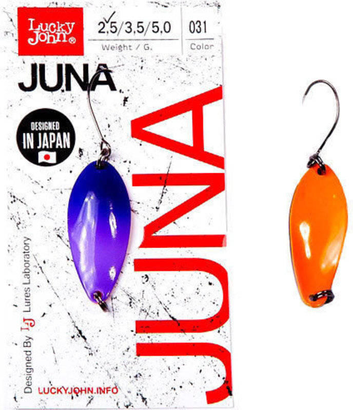 Блесна колеблющаяся Lucky John Juna 30мм, 2,5гр, цвет (031). Фото №1