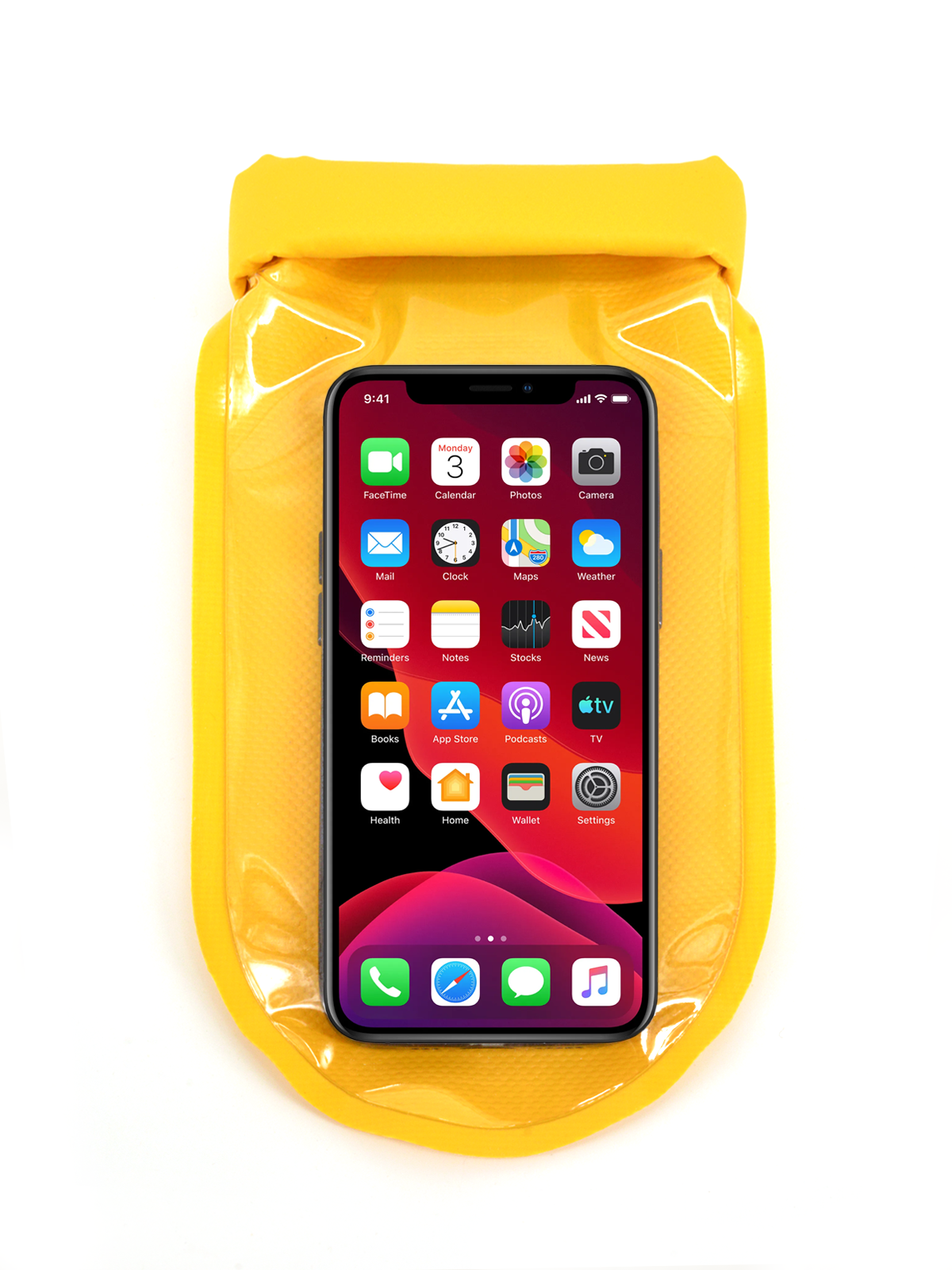 Гермочехол GERMOSTAR для смартфона и документов (желтый)  NEW 