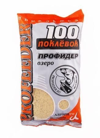 Прикормка летняя "100 Поклевок" Profeeder Озеро (1 уп.-900гр.). Фото №2
