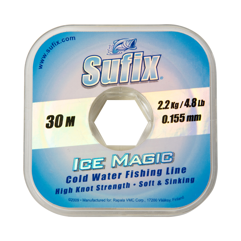 Леска Sufix Ice Magic x12 Clear 30м, 0,155мм . Фото №1