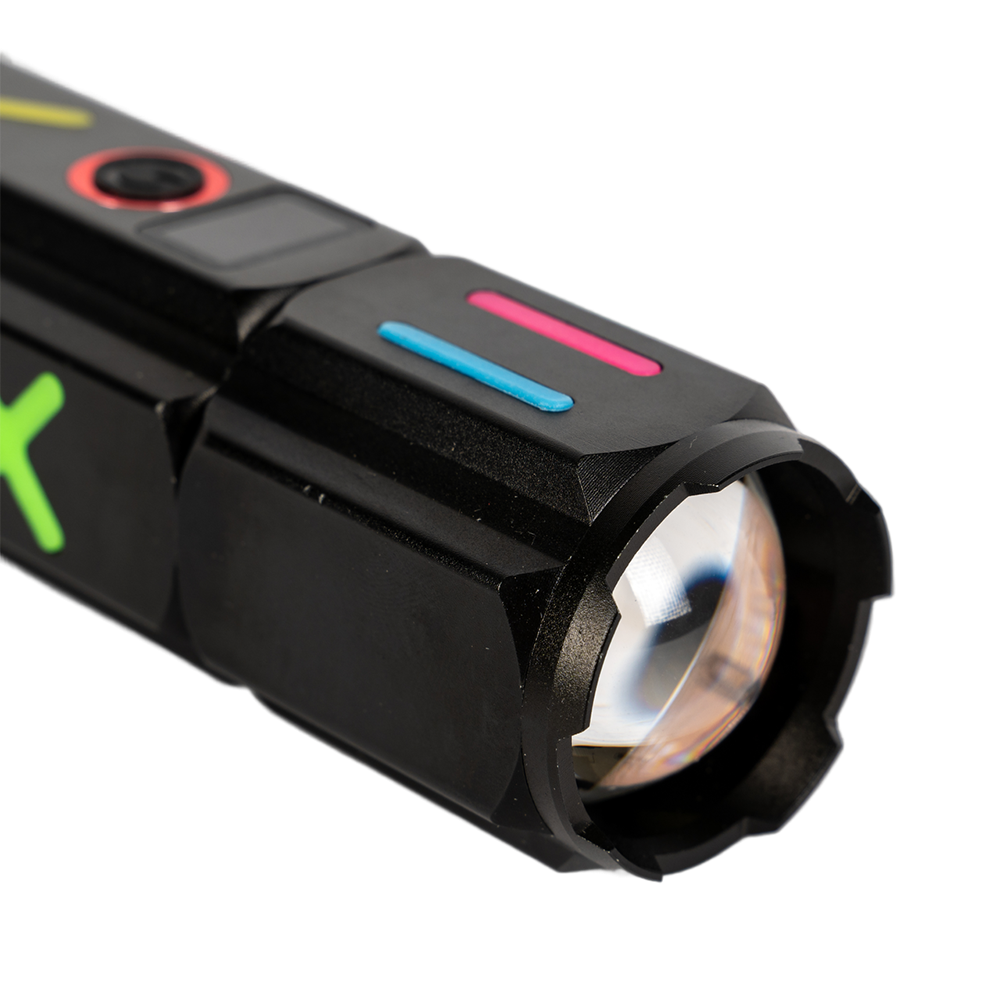 Фонарь ручной (аккум.26650, индикатор заряда, Type-C, PowerBank, стеклобой). Фото №4