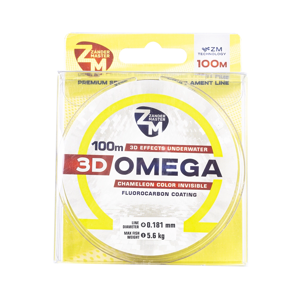 Леска монофильная ZM 3D OMEGA 0.181 100m. Фото №1
