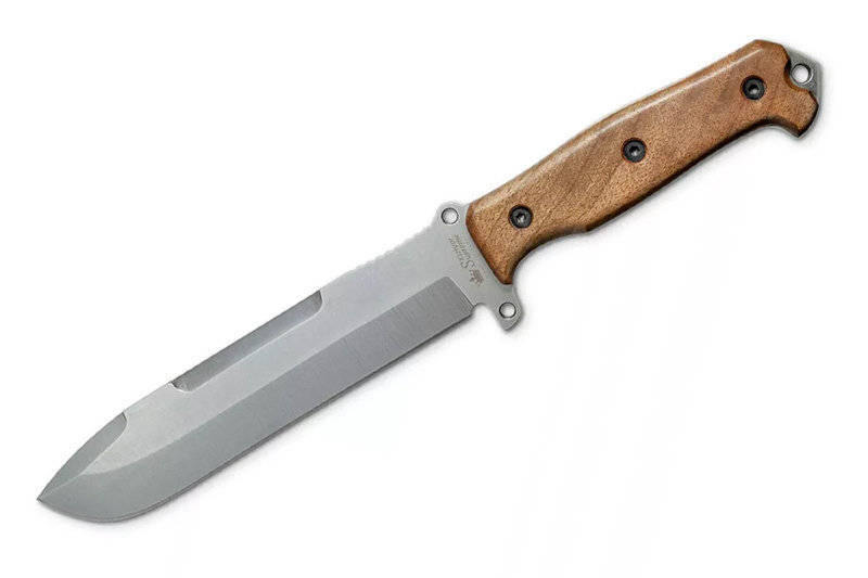 Нож Survivalist-X AUS 8 SW (Stonewash, дерево). Фото №2