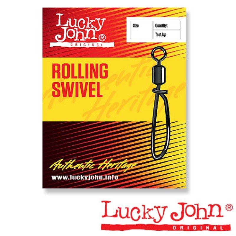 Вертлюги с застежкой Lucky John ROLLING AND CONVENIENT K003/0 5 шт.. Фото №2