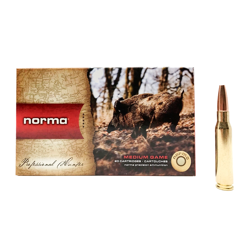 Патрон нарезной NORMA калибр 308 WIN Vulkan 11,7 гр. 180 grn. (в пачке 20 шт.). Фото №1