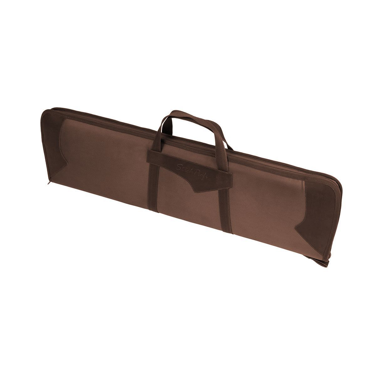 Кейс-папка "Атаман" (булл-пап) комбинированная L-104 (с ремнем, коричневый)