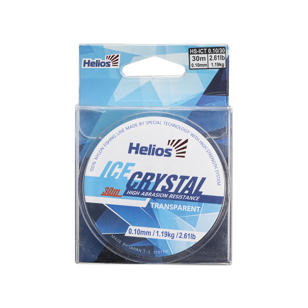 Леска Helios ICE CRYSTAL Nylon Transparent 0,10mm/30 (HS-ICT 0,10/30). Фото №3