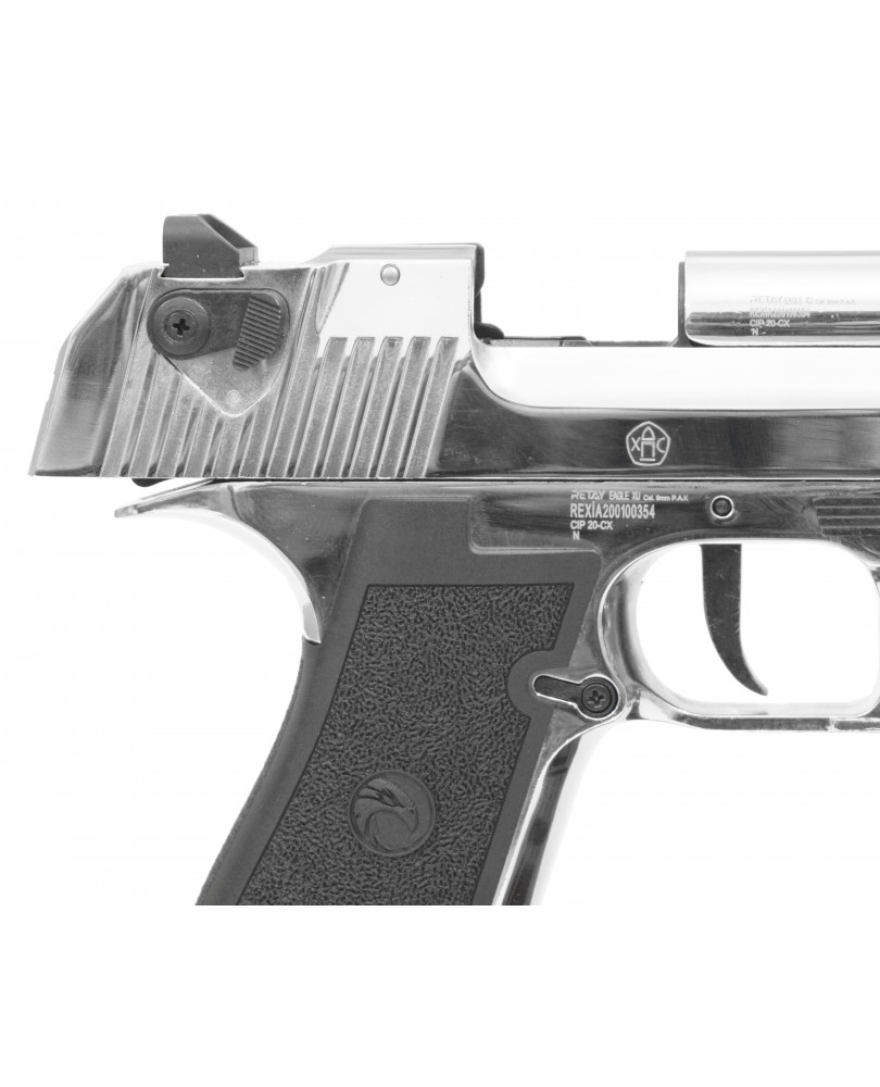 Пистолет охолощенный RETAY EAGLE XU, Никель, калибр 9mm. P.A.K. Фото №4 Пистолет охолощенный RETAY EAGLE XU, Никель, калибр 9mm. P.A.K. Фото №4