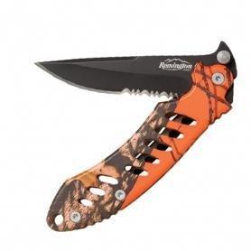 Нож Remington F.A.S.T. Medium Camo Folder - Mossy Oak Blaze Orange/Black. Фото №2