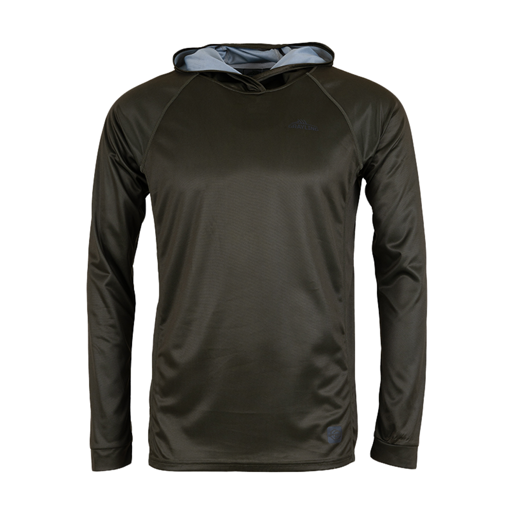 Лонгслив с капюшоном GRAYLING "Sargan" (хаки) р. XXL. Фото №1