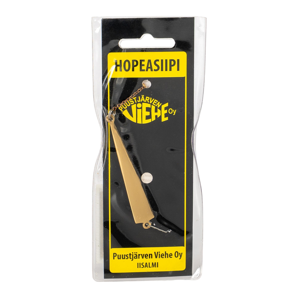 Блесна Puustjarven Hopeasiipi 60мм, 7гр, цвет (Tom/Hop) цепочка-крючок. Фото №1