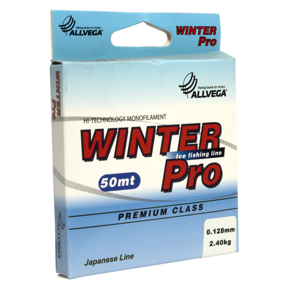 Леска ALLVEGA поводковая «Winter Pro» 50m 0.128mm (2.4кг) прозрачная (WPRO50128). Фото №1 Леска ALLVEGA поводковая «Winter Pro» 50m 0.128mm (2.4кг) прозрачная (WPRO50128). Фото №1