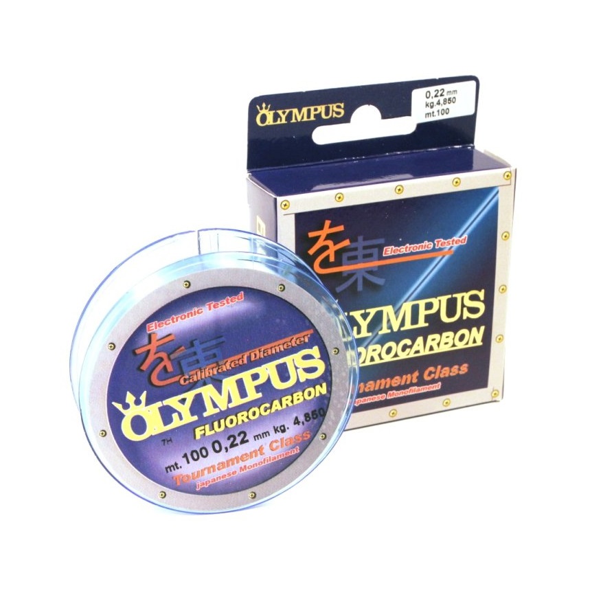 Леска OLYMPUS "Fluorocarbon" 0,20мм 100м 4.1кг (5677). Фото №1