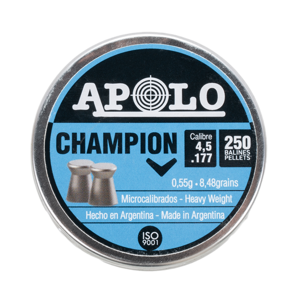 Пуля пневматическая APOLO "Champion", для винтовки, 4.5 0,55 гр. (250 шт.). Фото №1