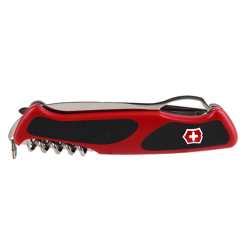 Нож Victorinox Ranger Grip 79, red/black 130mm. Фото №6