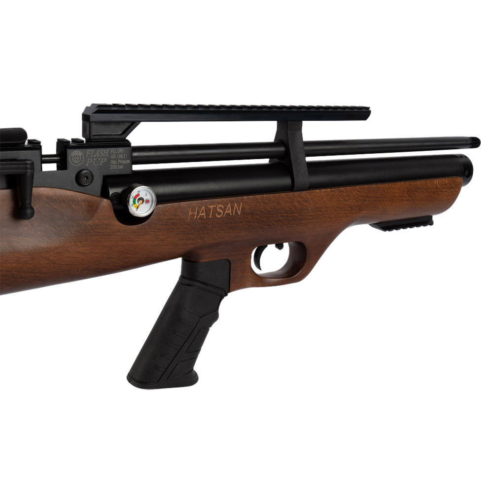Винтовка пневматическая Hatsan FLASHPUP, калибр 6.35, 3 Дж (РСР, дерево). Фото №6