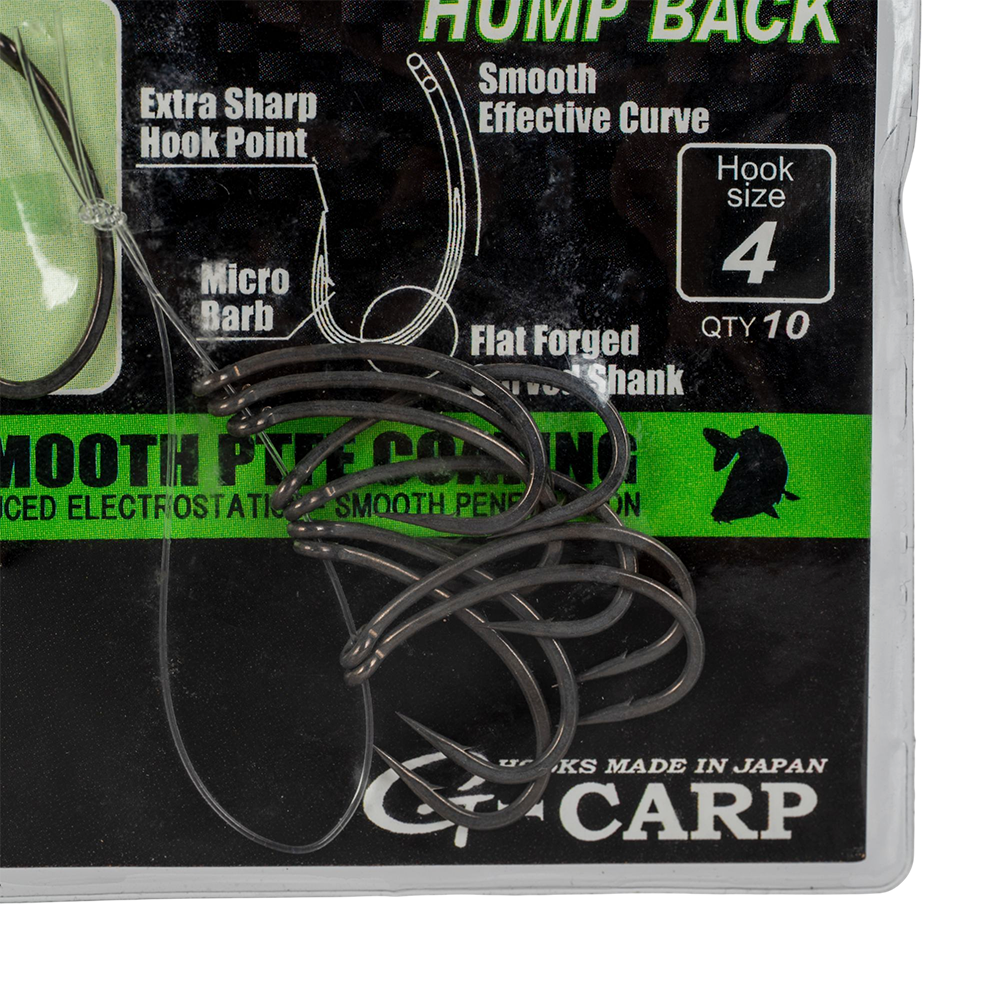 Крючок Gamakatsu G-Carp Hump Back Grey №4. Фото №3