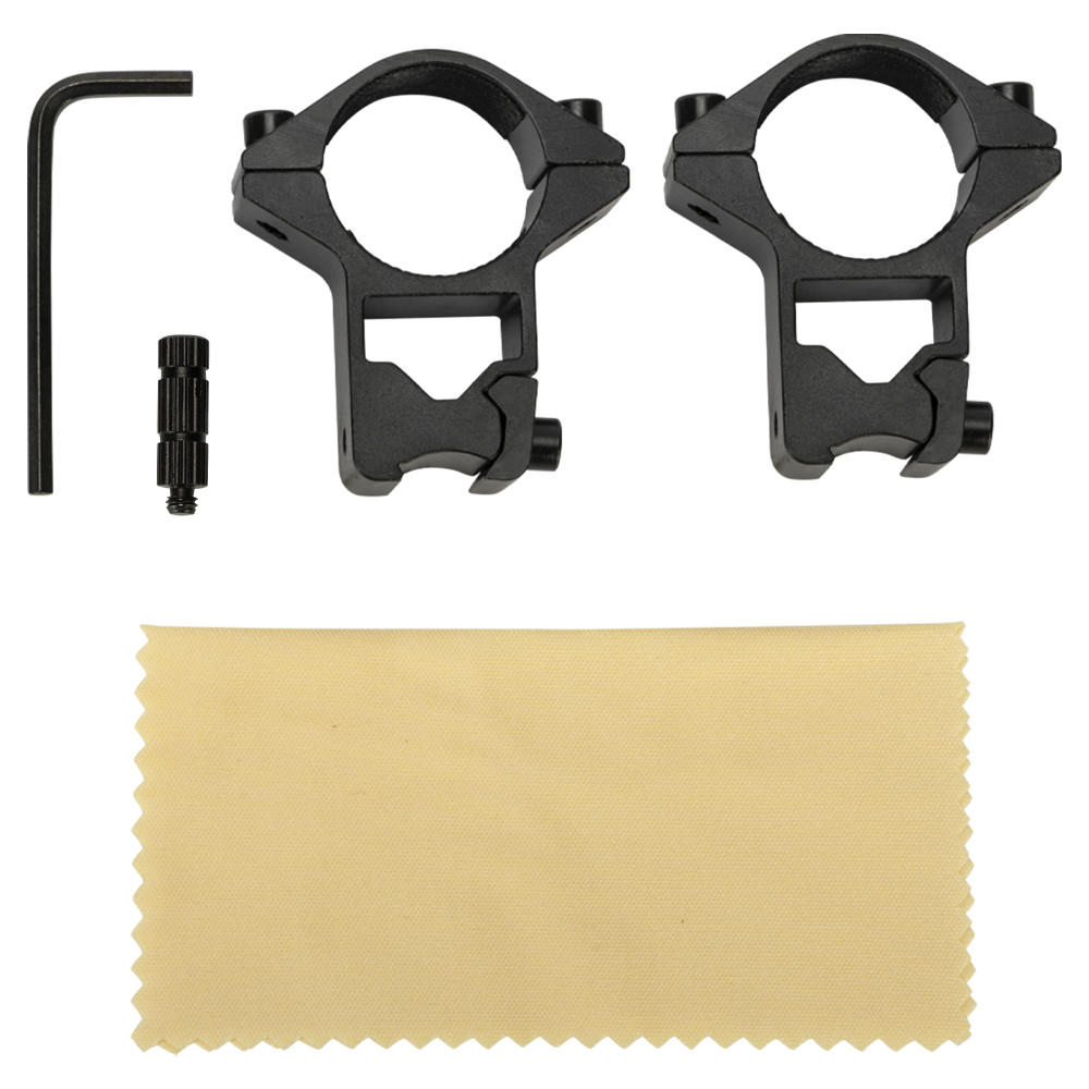 Прицел оптический BORNER 3-9x40 EG Mildot с подсветкой (крышки + кольца). Фото №7 Прицел оптический BORNER 3-9x40 EG Mildot с подсветкой (крышки + кольца). Фото №7