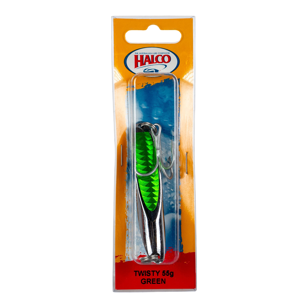 Блесна колеблющаяся Halco TWISTY, 55г, Green. Фото №1