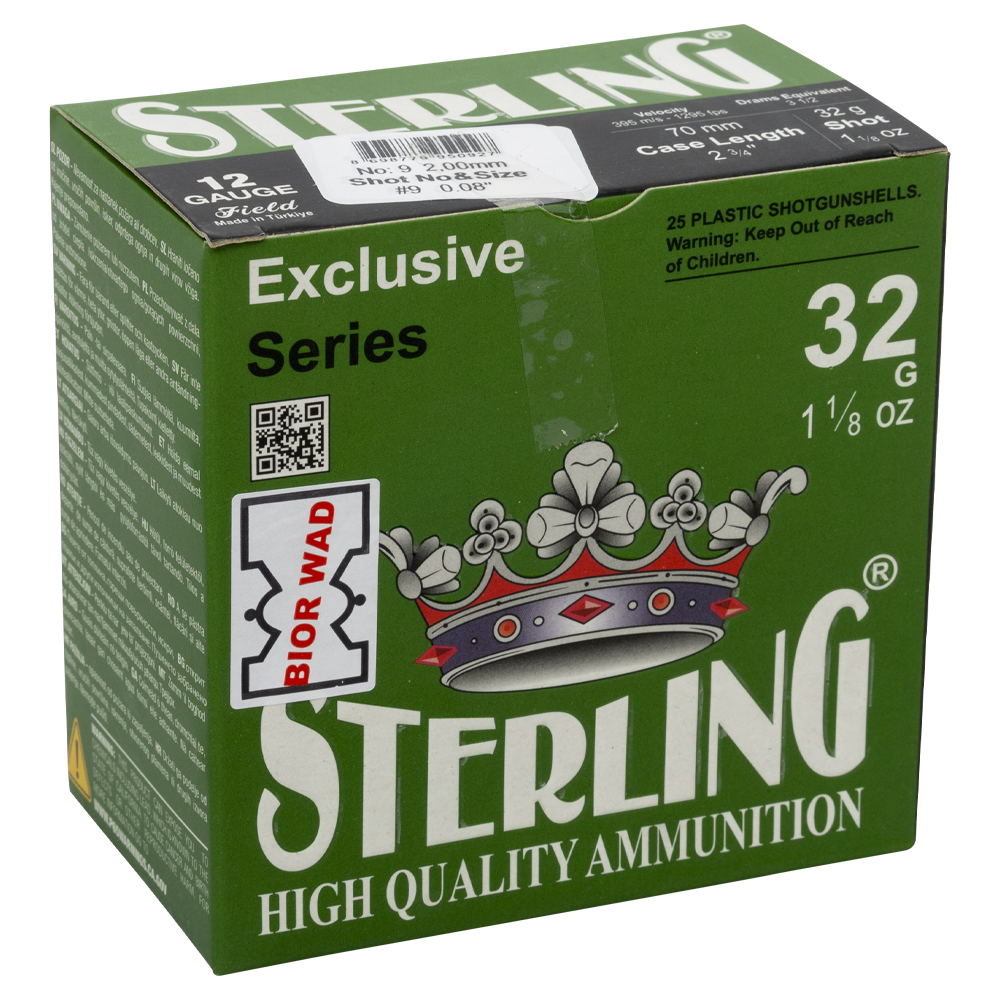 Патрон STERLING 12/70 Bior № 9 32 гр. (в пачке 25 шт.). Фото №5