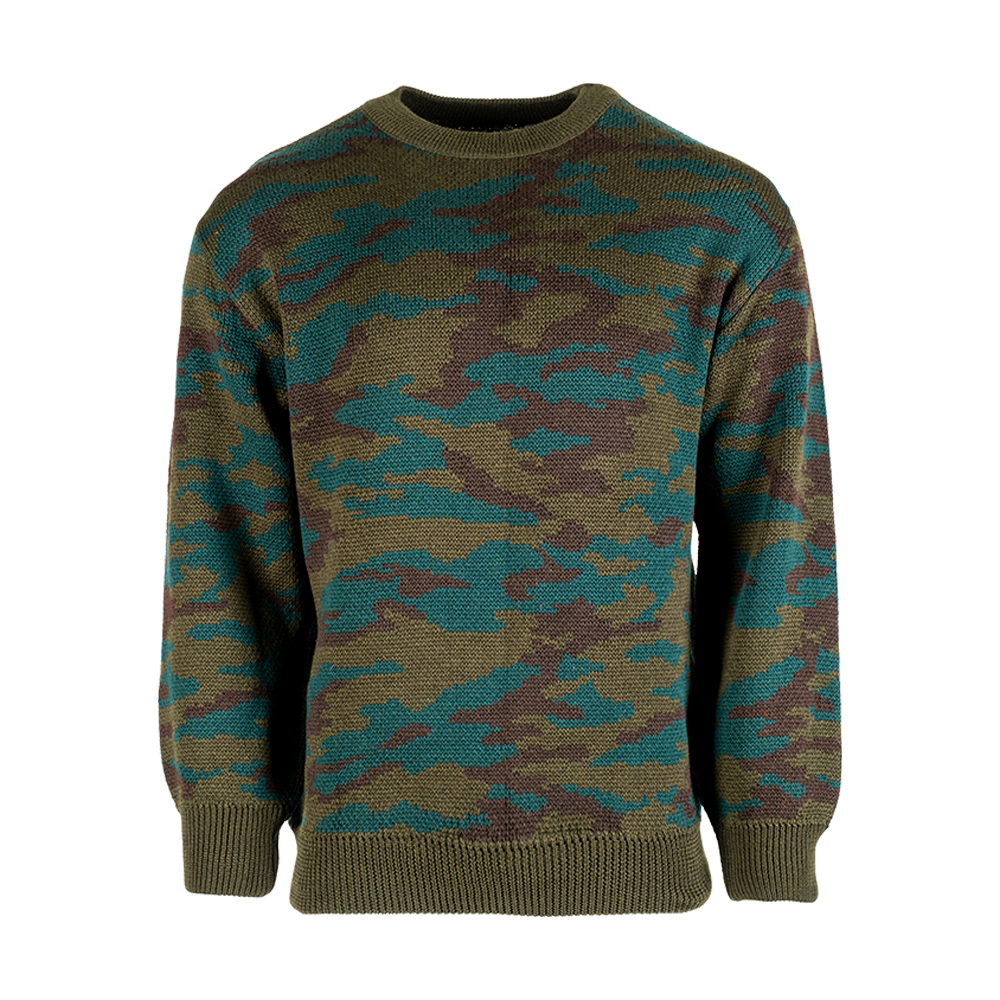 Джемпер п/ш круглый ворот (тёмно-зеленый камуфляж), р. 52. Фото №1 Джемпер п/ш круглый ворот (тёмно-зеленый камуфляж), р. 52. Фото №1