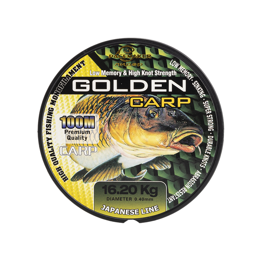 Леска монофильная "Golden Carp" 100m d 0.40. Фото №1