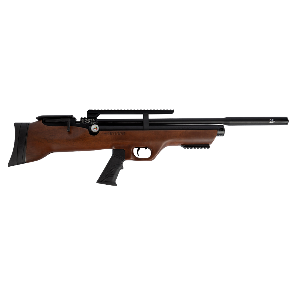 Винтовка пневматическая Hatsan FLASHPUP QE, калибр 6.35, 3 Дж (РСР, дерево). Фото №1