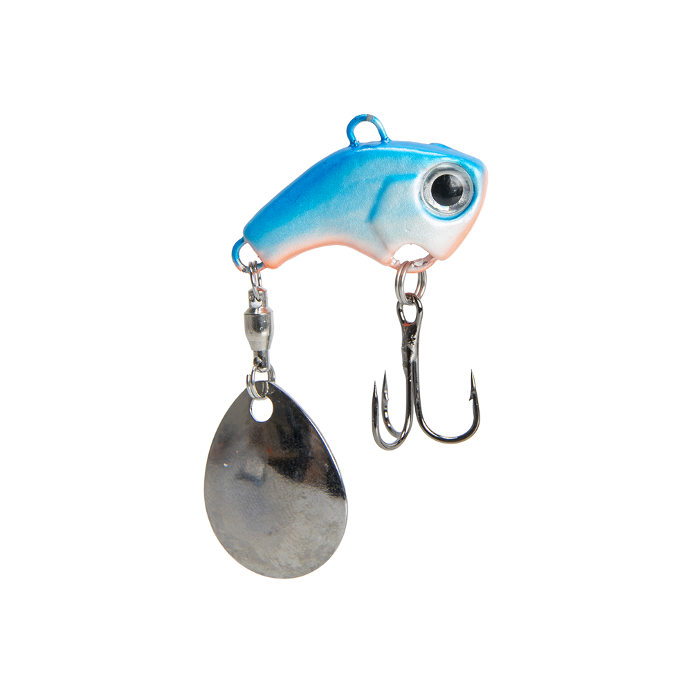 Тейл-спиннер Fish Hawk VIBEZ 18гр, цвет 07 голубой. Фото №2